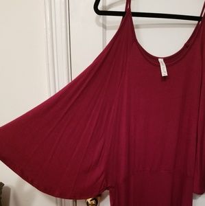 Lyss Loo Cold Shoulder Dolman dress